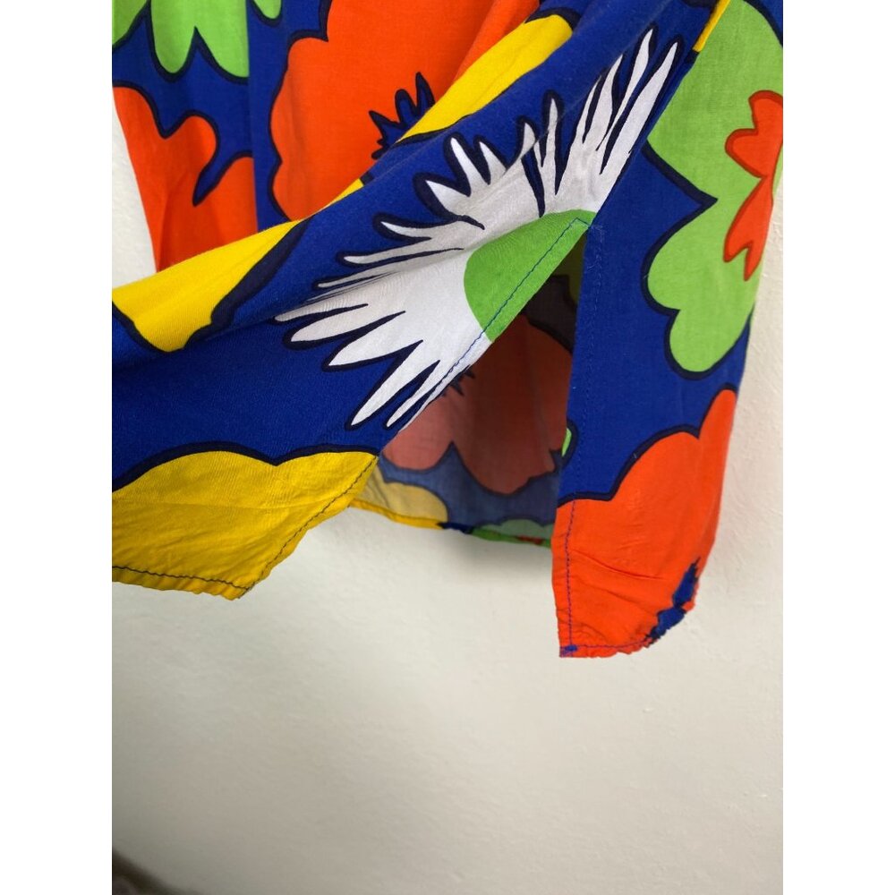 Marimekko x Target Floral Print Shift Dress Size Small Hawaiian Vacation Boho - Picture 8 of 13